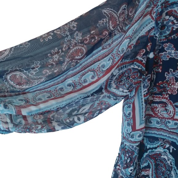 Sandra Darren Bohemian Plus Size Long Sleeve Dress - Picture 7 of 14